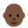 person, dark skin tone, bald